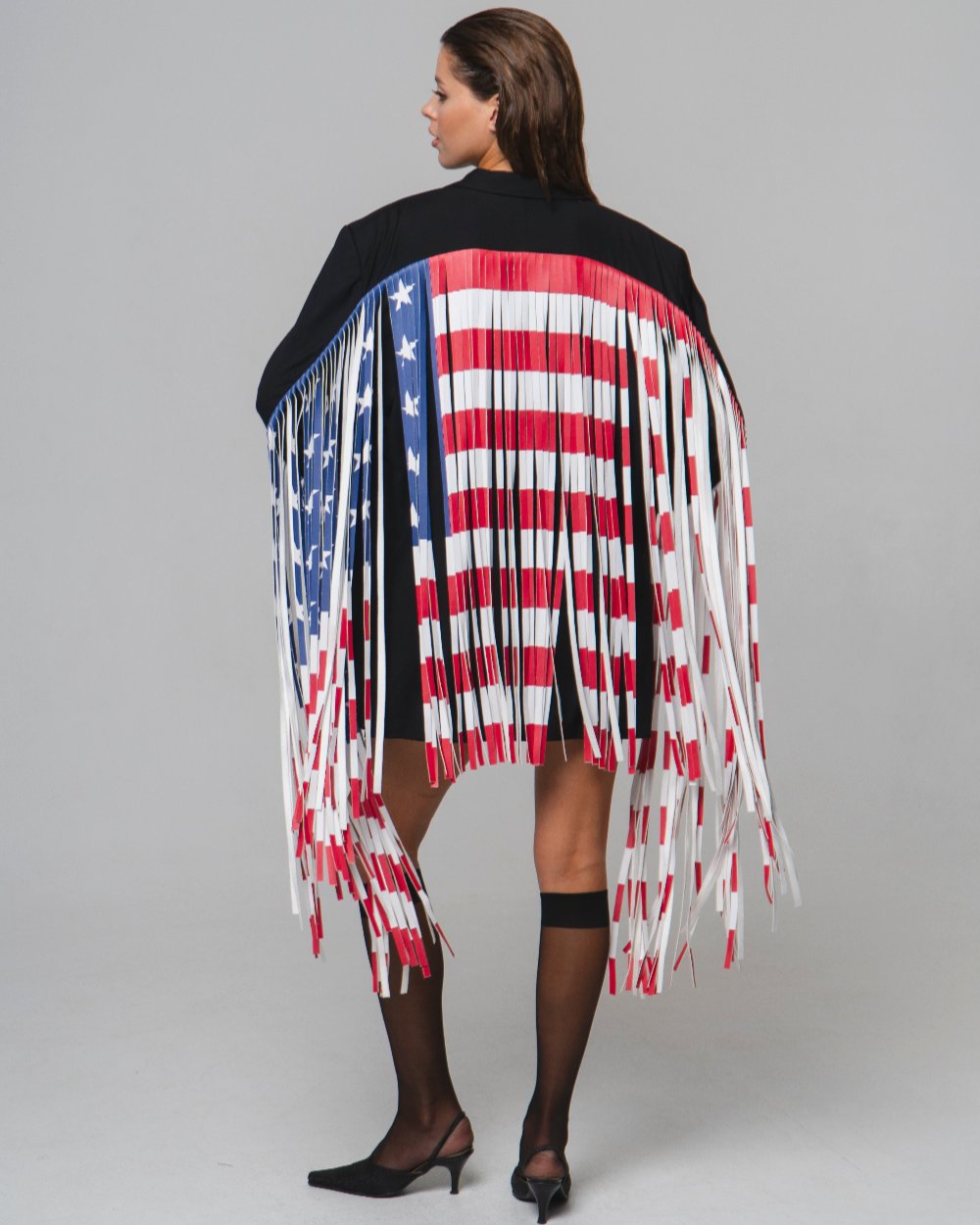 АПСАЙКЛ ЖАКЕТ З БАХРОМОЮ