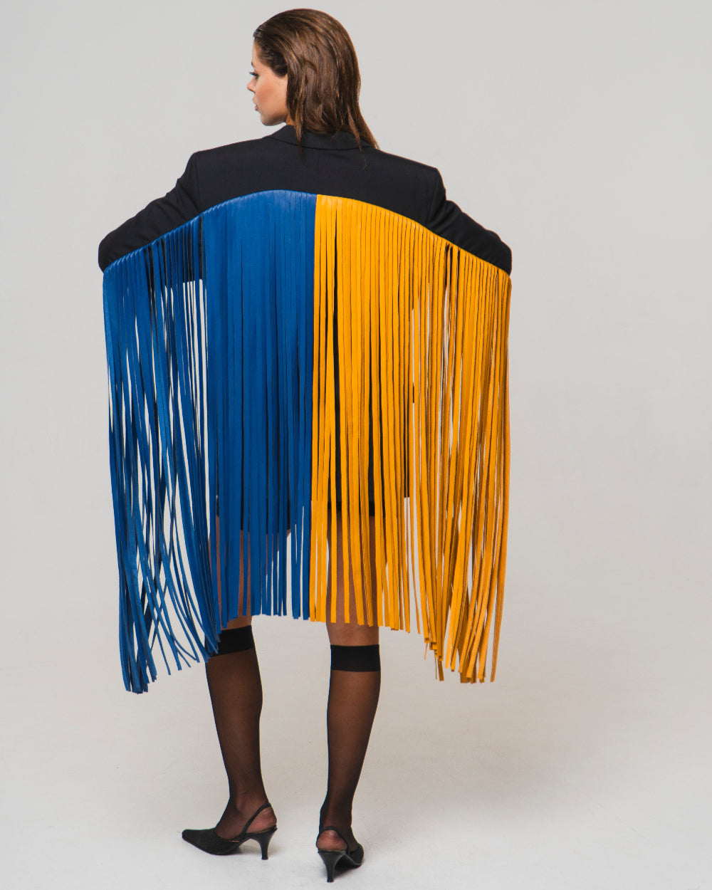 АПСАЙКЛ ЖАКЕТ З БАХРОМОЮ