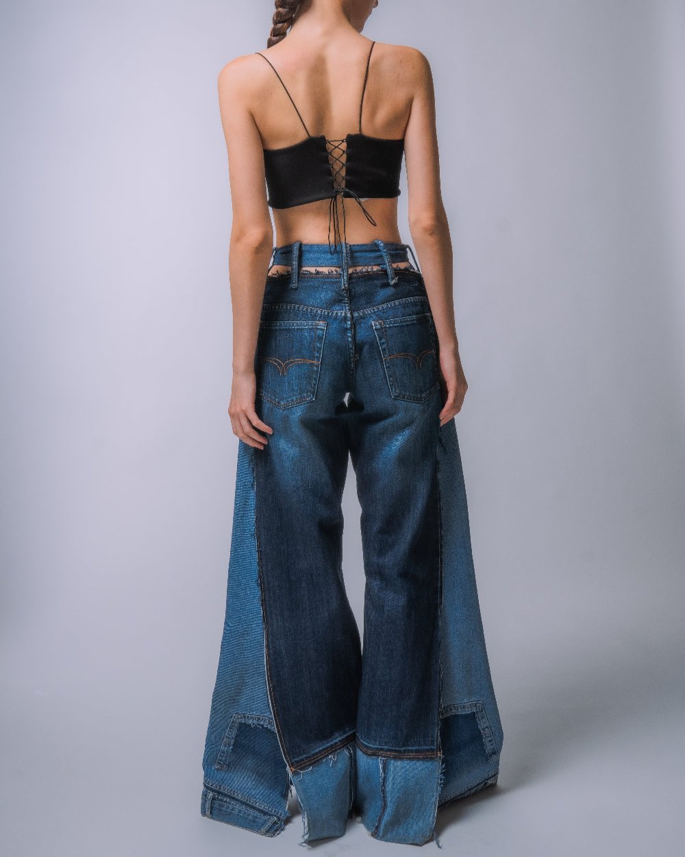 АПСАЙКЛ ДЖИНСИ З РОЗРІЗАМИ