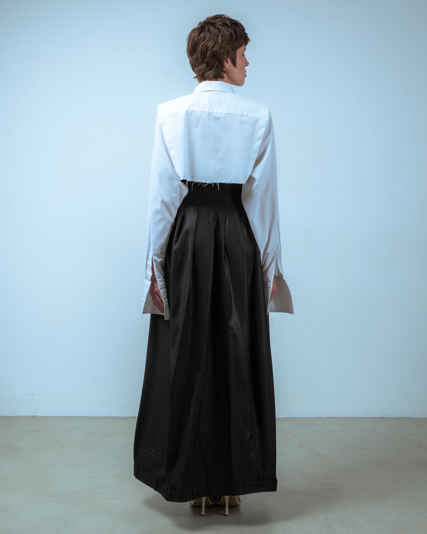 UPCYCLED SKIRT FROM TROUSERS