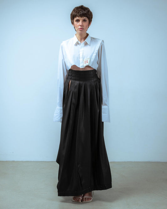 UPCYCLED SKIRT FROM TROUSERS