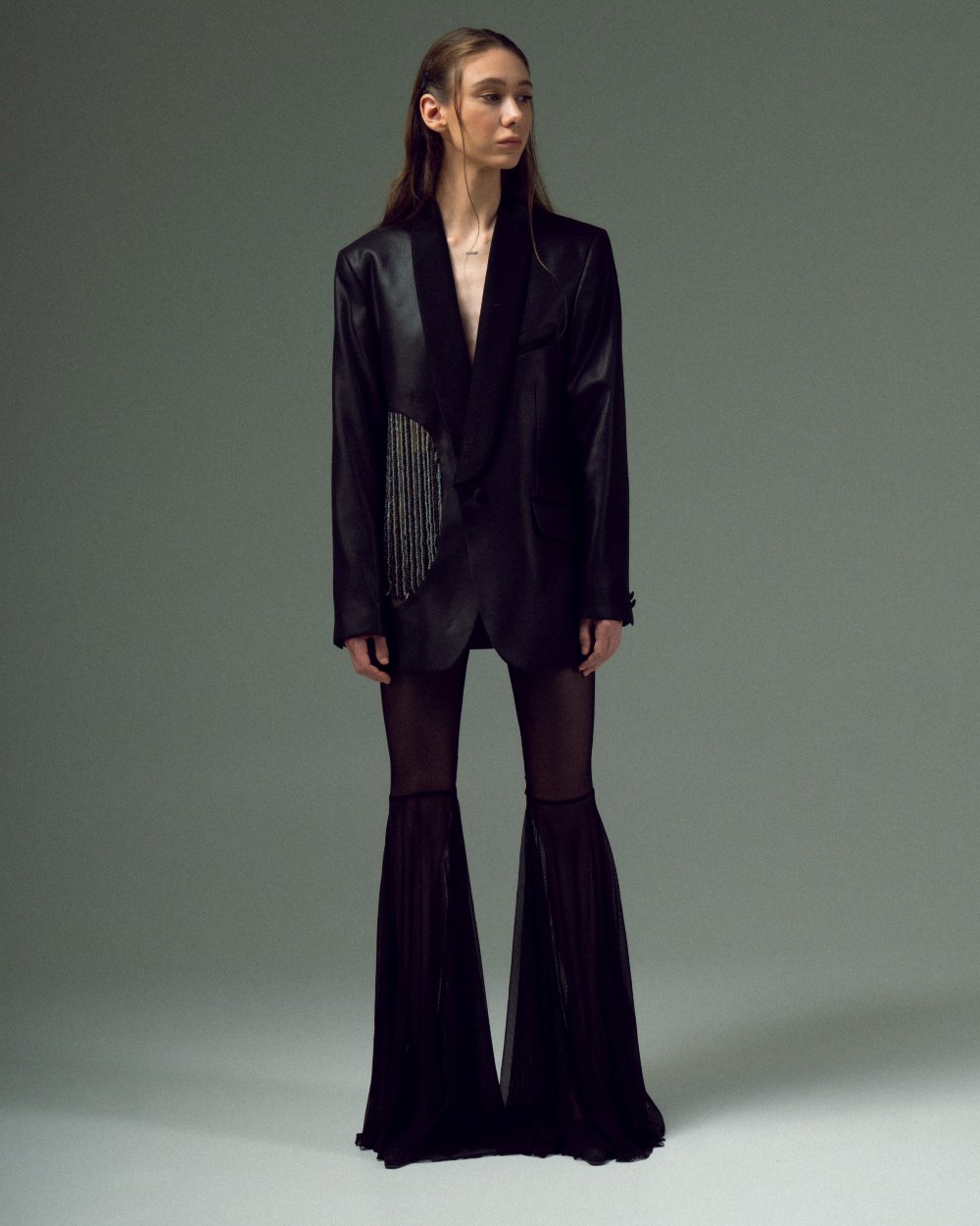 АПСАЙКЛІНГ ПІДЖАК ДАКОРОВАНИЙ БІСЕРОМ