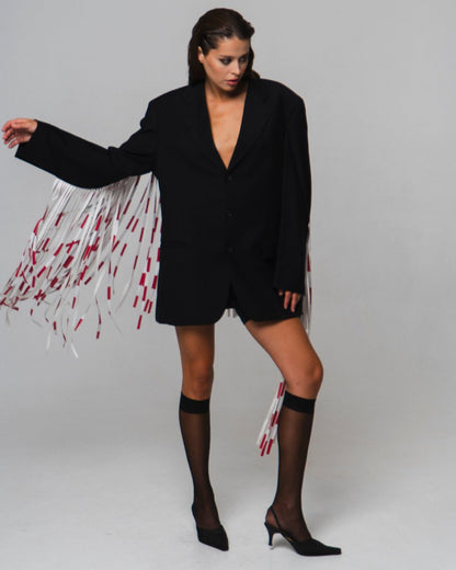 АПСАЙКЛ ЖАКЕТ З БАХРОМОЮ