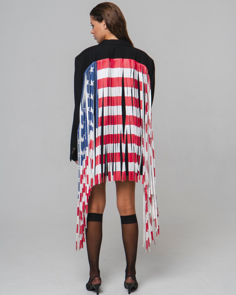 АПСАЙКЛ ЖАКЕТ З БАХРОМОЮ