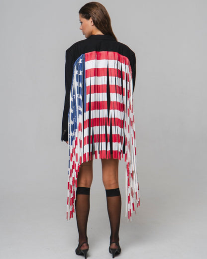 АПСАЙКЛ ЖАКЕТ З БАХРОМОЮ