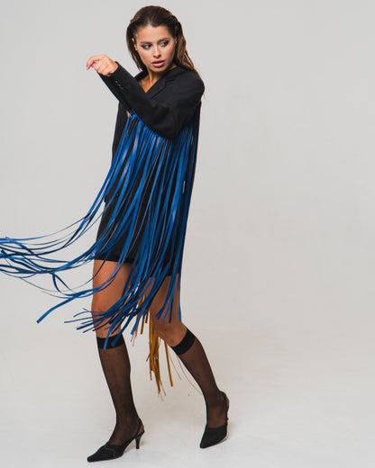 АПСАЙКЛ ЖАКЕТ З БАХРОМОЮ