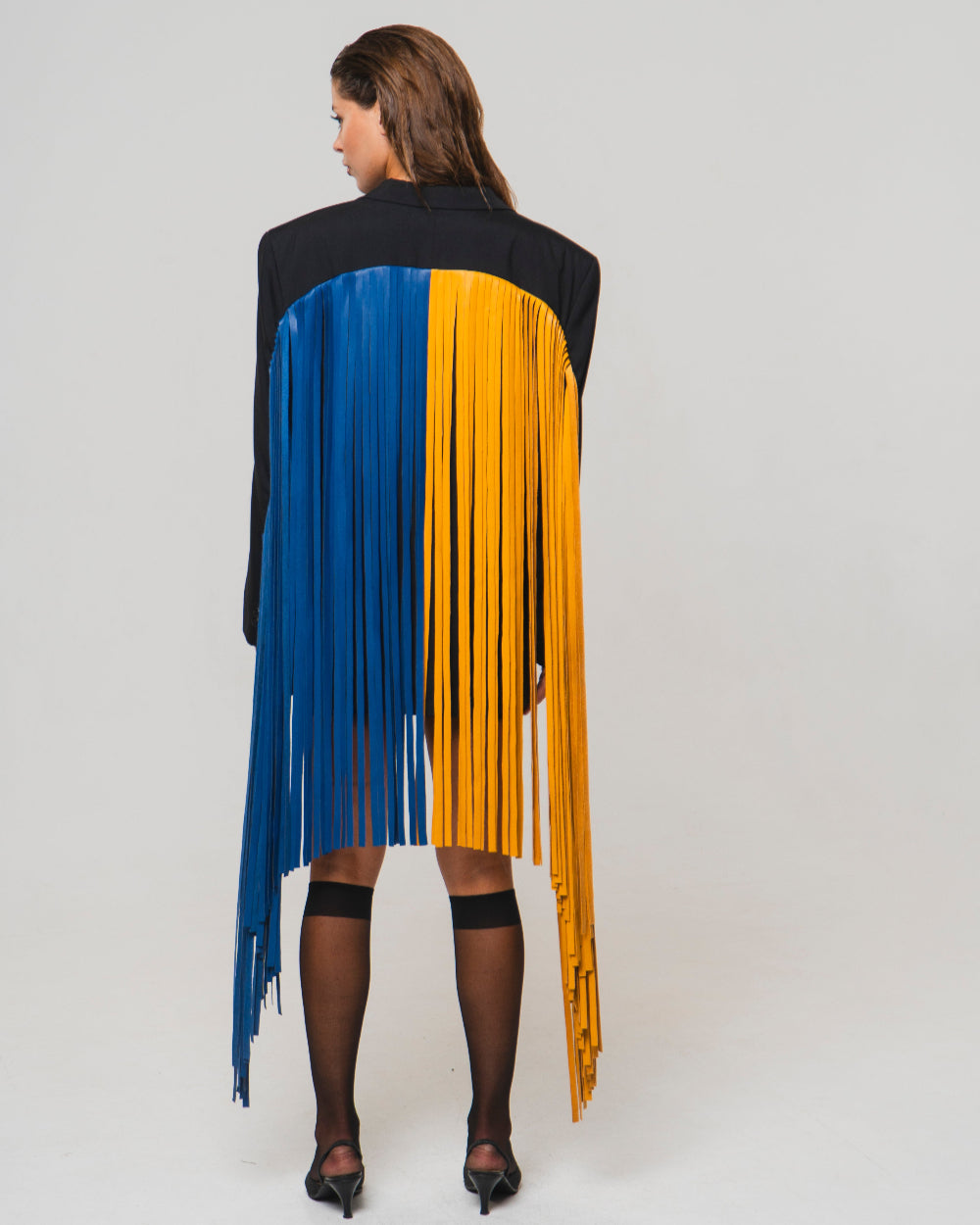 АПСАЙКЛ ЖАКЕТ З БАХРОМОЮ