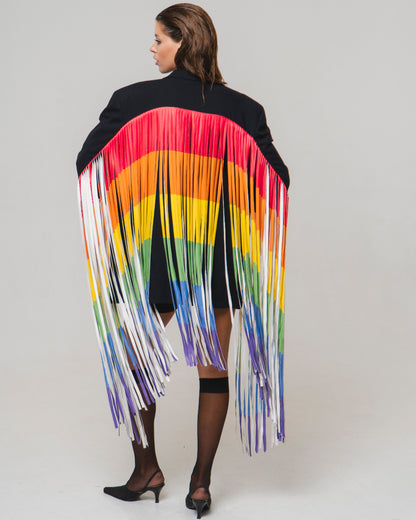 АПСАЙКЛ ЖАКЕТ З БАХРОМОЮ