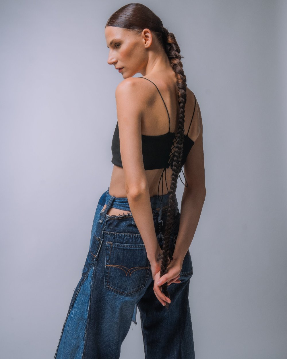 АПСАЙКЛ ДЖИНСИ З РОЗРІЗАМИ