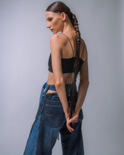 АПСАЙКЛ ДЖИНСИ З РОЗРІЗАМИ